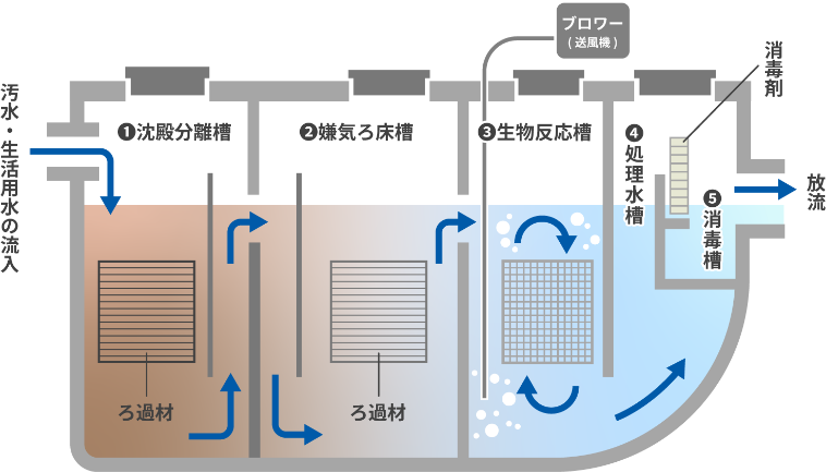 浄化槽イラスト